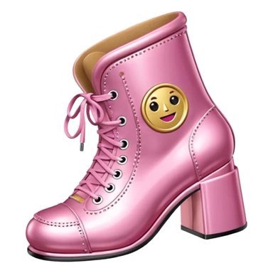 Moschino style spam can shoe sculpture  sticker