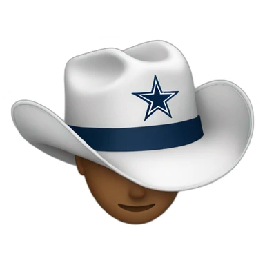 dallas cowboys hat sticker