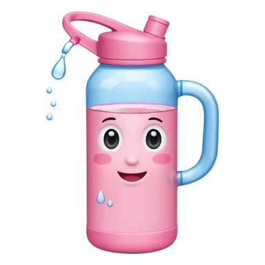 Cute water bott sticker