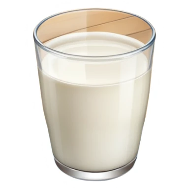 fallen over glass of milk spill on floor sticker