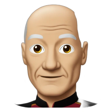 Jean Luc Picard sticker