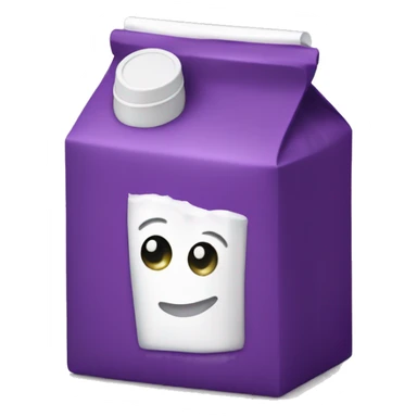 Grape juice box  sticker