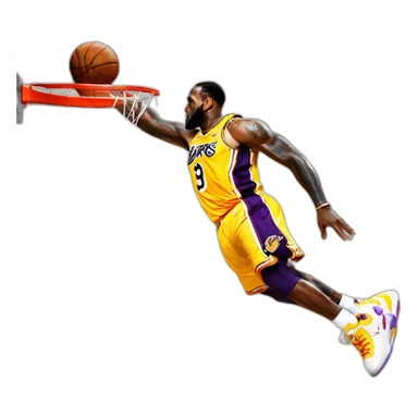 LeBron dunk sticker