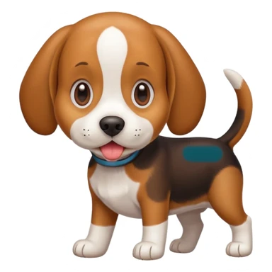 Beagle dog emoji sticker