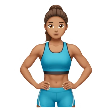 athlete model  sticker
