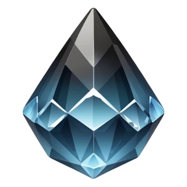 Magic morion mineral crystal sticker