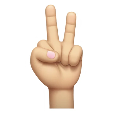 Hand Gesture Details:

Finger Positions:

Thumb: Extended outward.

Index Finger: Extended upward.

Middle and Ring Fingers: Folded down towards the palm.

Pinky Finger: Extended upward. sticker