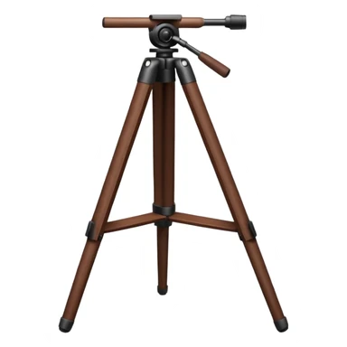 Dark brown tripod sticker