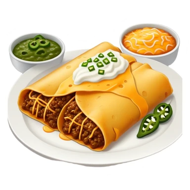 Beef enchiladas and a side of poblano rice sticker