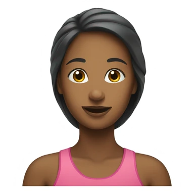 girl swimming on race sticker