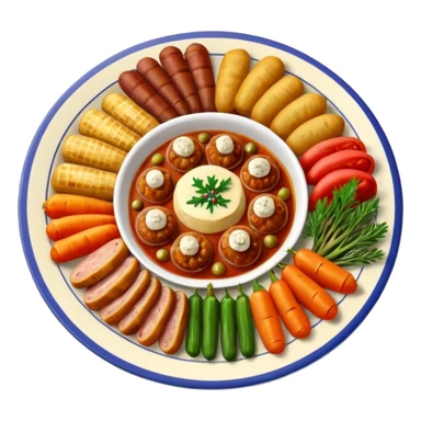 romanian christmas food sticker
