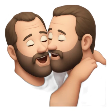 tom segura kissing bert kreischer sticker