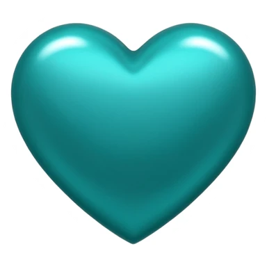 Teal heart with 'da best'  sticker