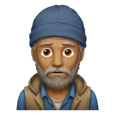 homeless guy sticker