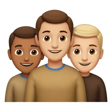 Hola quiero que me hagas un emoji de los tres Reyes Magos juntos Baltasar Gaspar y Melchor sticker