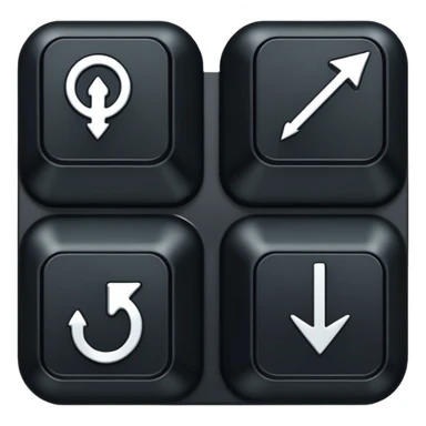 top arrow keybord caps sticker