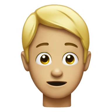 Crying emoji with a peace sign  sticker