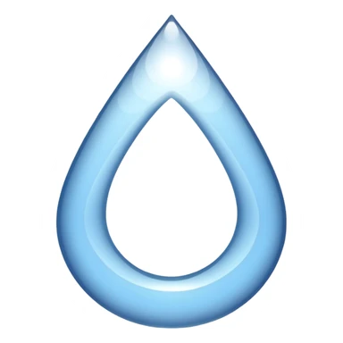 large tear drop sticker