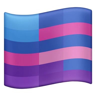 bisexual flag sticker