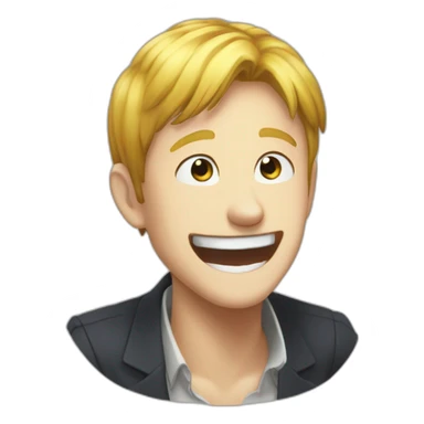 Reigen arataka laughing sticker