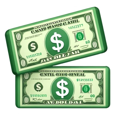 single cash bill 2d format sticker