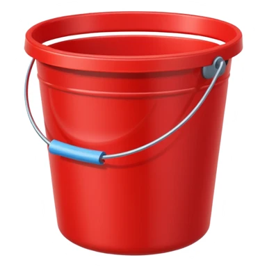 red bucket sticker