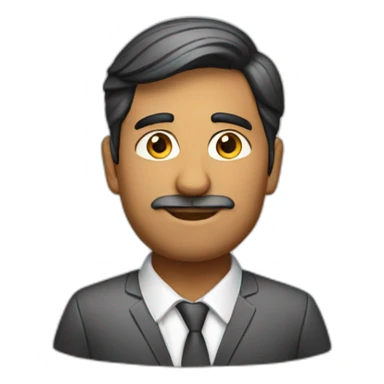 indian male auditor sticker