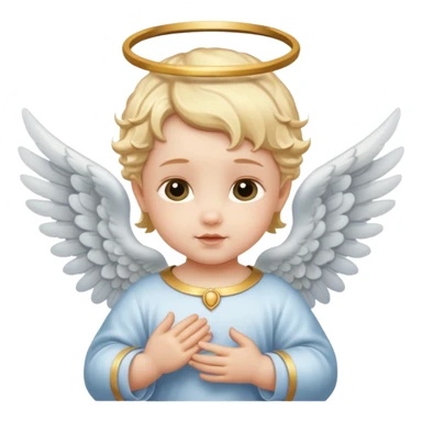  baby angel with wings renaissance sticker