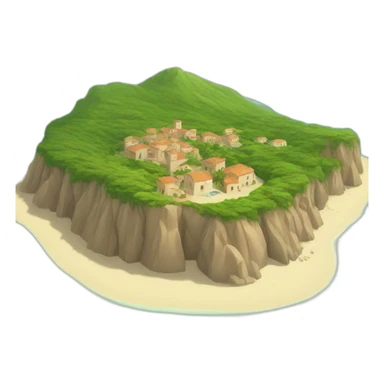 island of Sardegna sticker