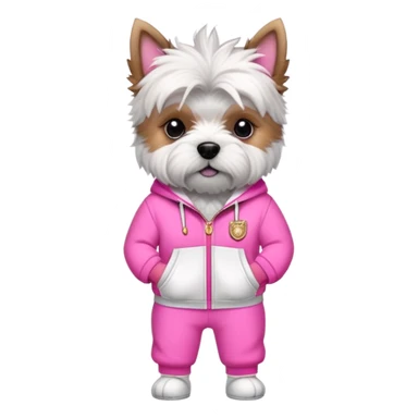 Juicy couture highland terrier sticker