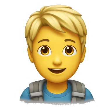 un enfants heureux sticker