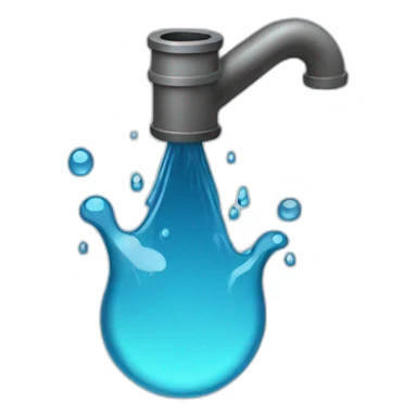 Pipe Water leak drip sticker