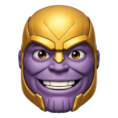 thanos zesty smile sticker