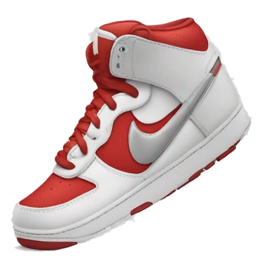 Shoe with nike logo on it sticker