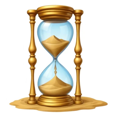ancient colorful hourglass sticker