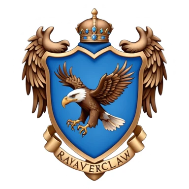 Hogwarts Ravenclaw crest Eagle sticker