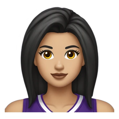 selena gomez wearing lakers jersey sticker