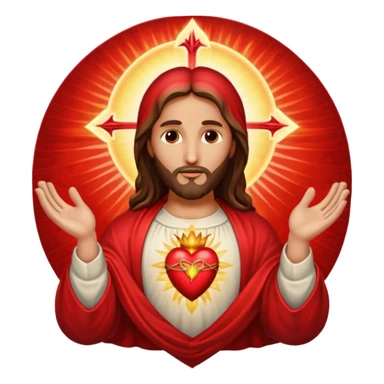 Sacred heart of Jesus  sticker