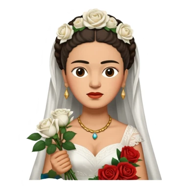 Frida Kahlo wedding sticker