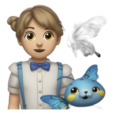 Bonnie bleu animatronic avec nœud papillon sticker