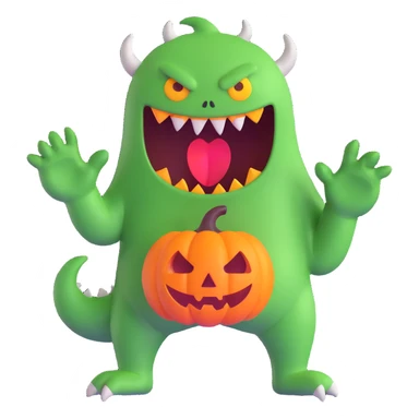 Halloween Monster Night sticker