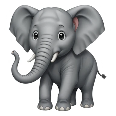 elephant freaking sticker