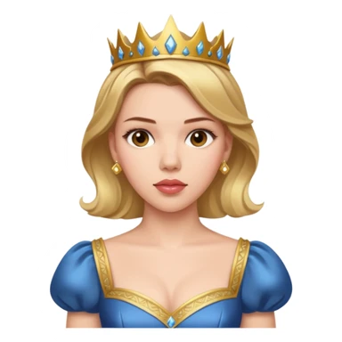 Scarlett Johansson in a princess dres sticker