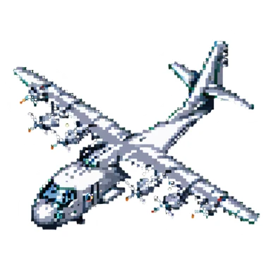 AC-130 gunship aircraft flying sticker