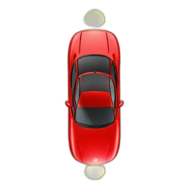 Red 1993 mazda miata with popup lights sticker