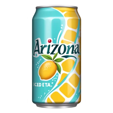 Arizona iced tea can sticker