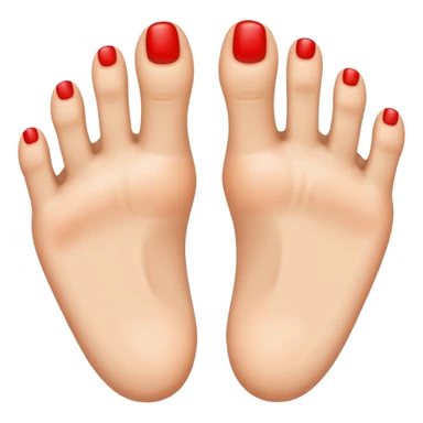 Toes flipping the bird sticker