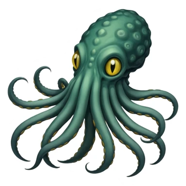 una spaventosa creatura aliena, simile agli orrori di H.P. Lovecraft sticker