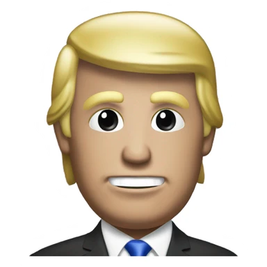 Trump with serbia flag sticker