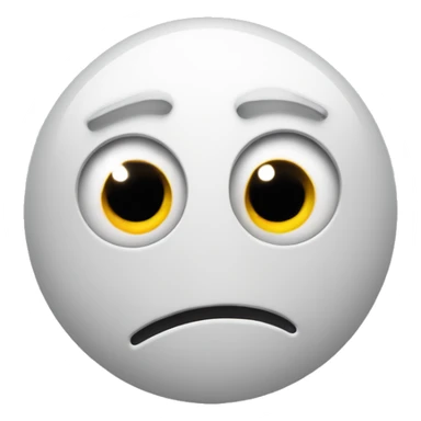 Emoji face with x and question mark eyes watering from the mouth sticker